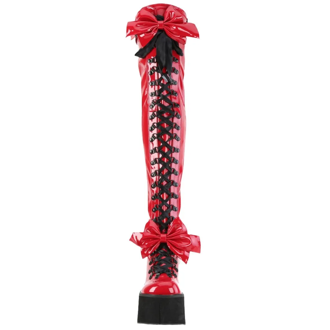 DemoniaCult KERA 303 Red Boots
