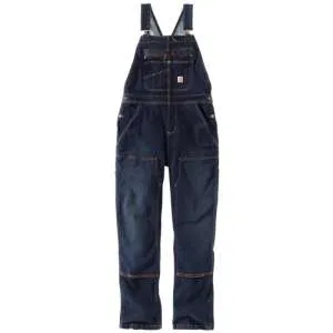Denim double front bib overall midnight sky - 104044