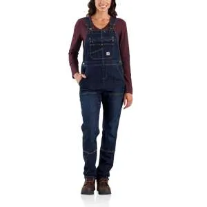 Denim double front bib overall midnight sky - 104044