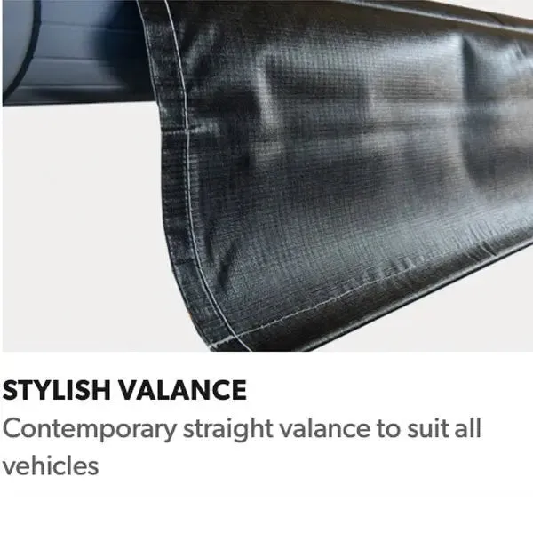 Dometic 8700 Charcoal Black Awning 16' Fabric on Roll