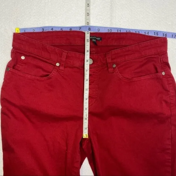 Eileen Fisher Mid Rise‎ Organic Cotton Jeans Size 8