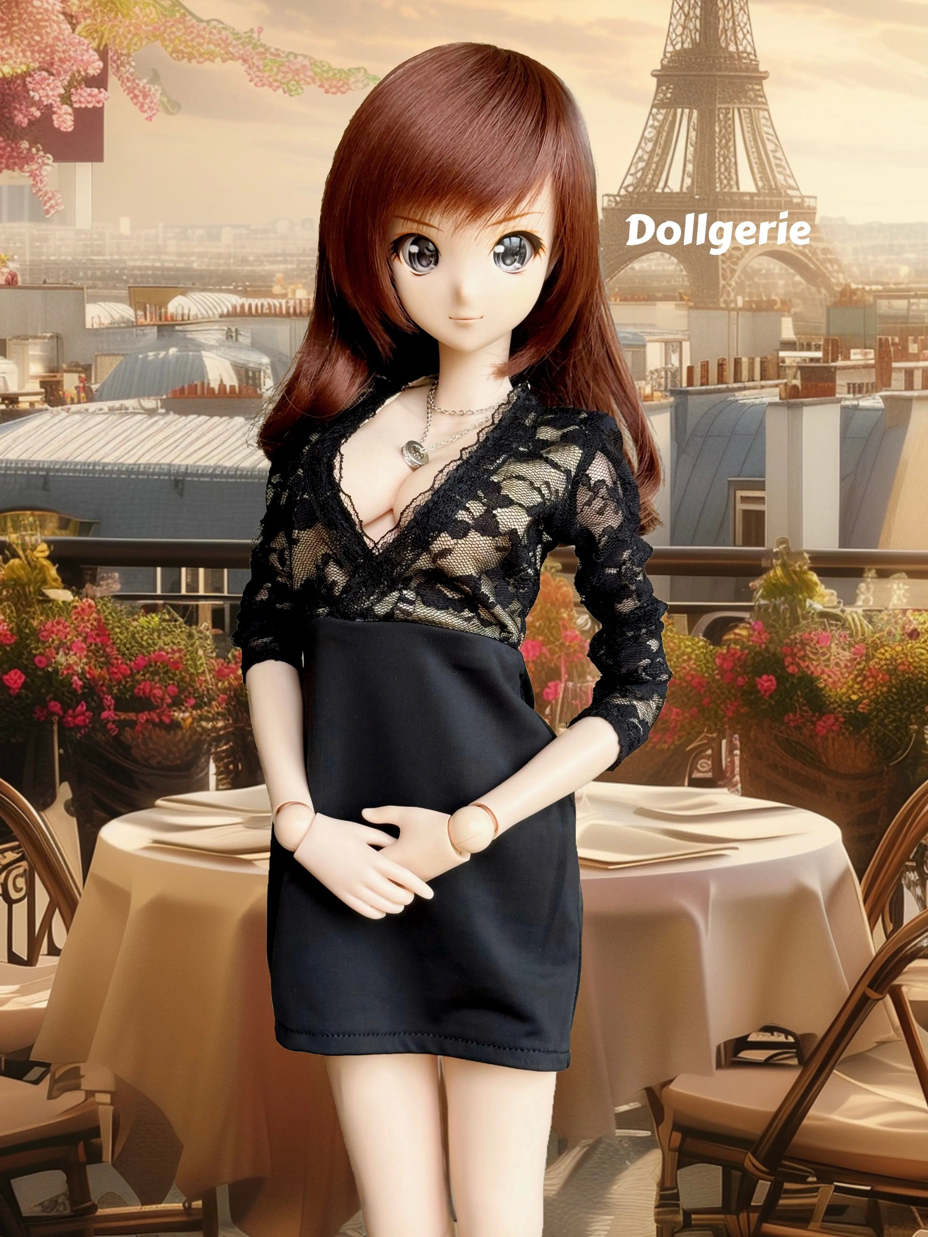 Elegant Shadows Mini Dress, made for SmD Pear Girl