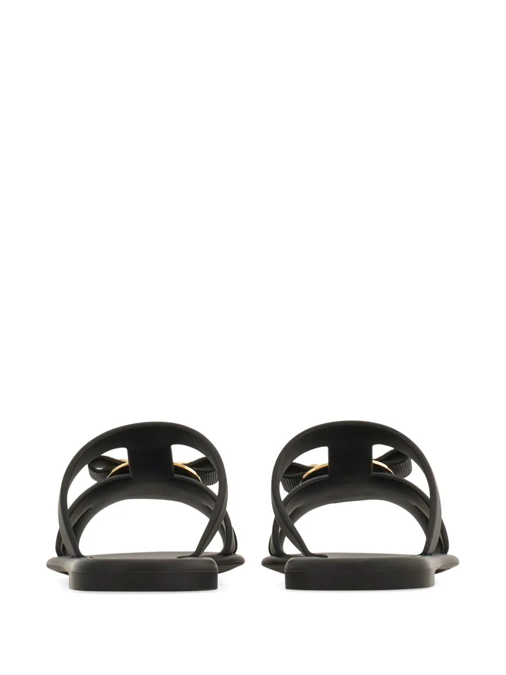 Ferragamo Black Sandals