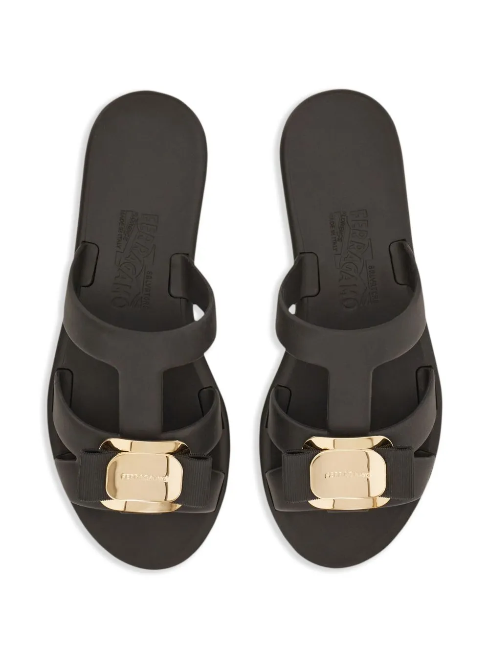 Ferragamo Black Sandals