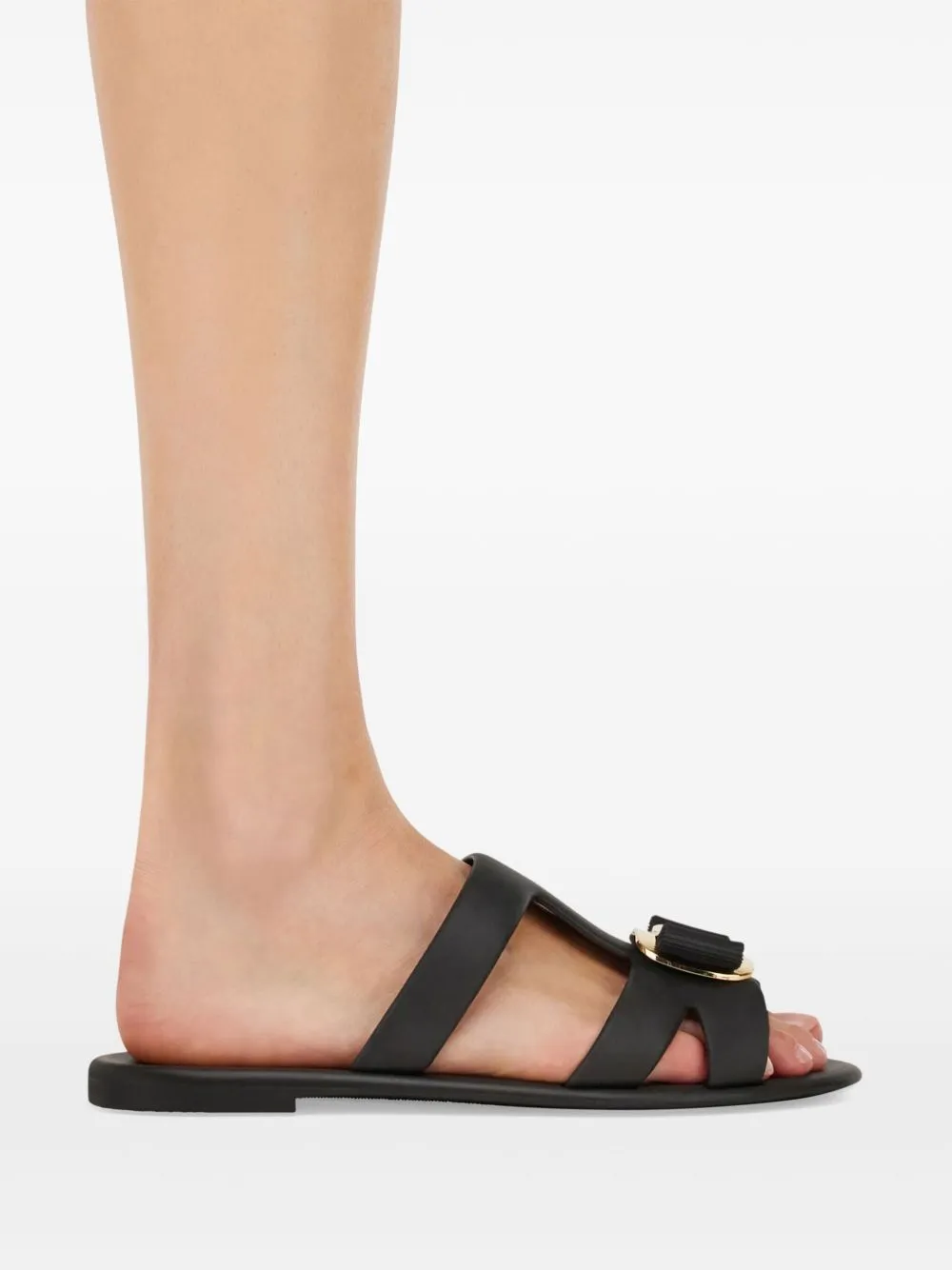Ferragamo Black Sandals