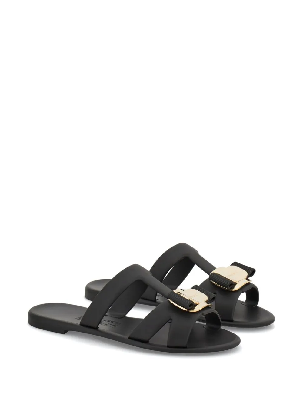 Ferragamo Black Sandals