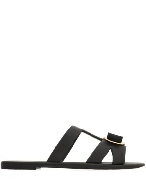 Ferragamo Black Sandals