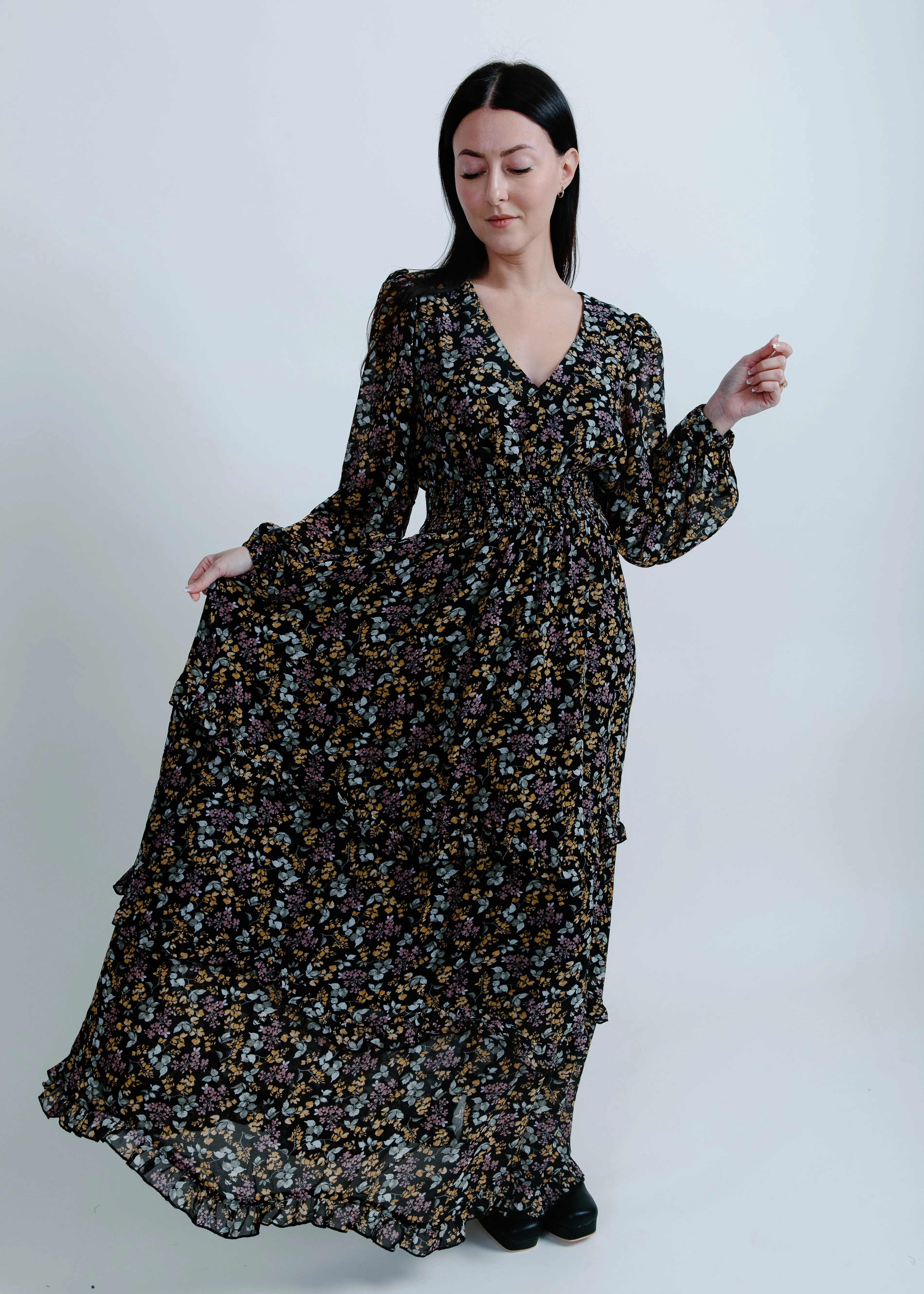 Finley Floral Tiered Dress