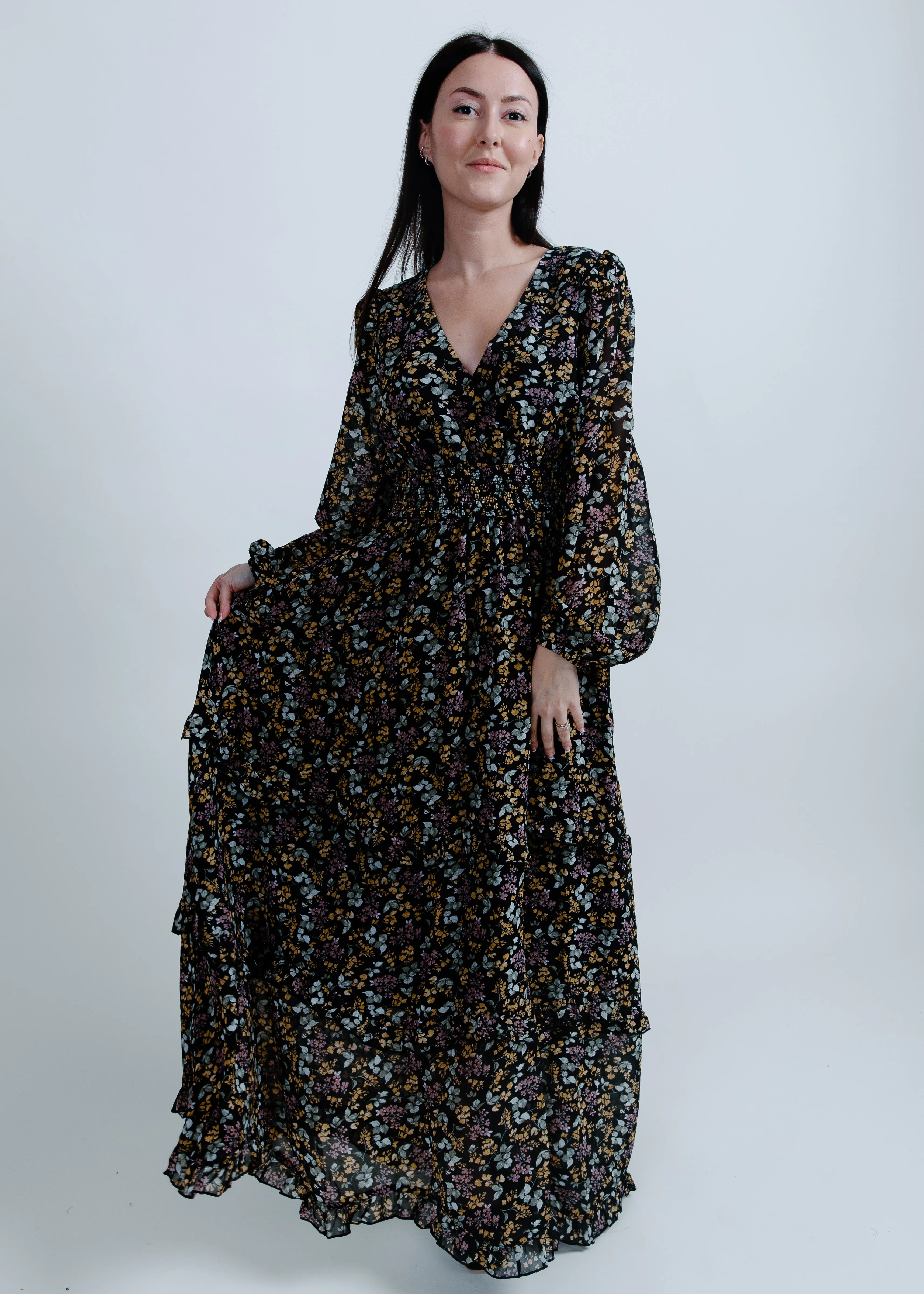 Finley Floral Tiered Dress