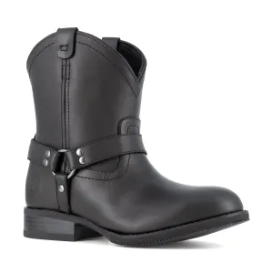 Frye Supply Women's Safety Crafted Steel Toe Harness Work Boot - Black - FR40601F