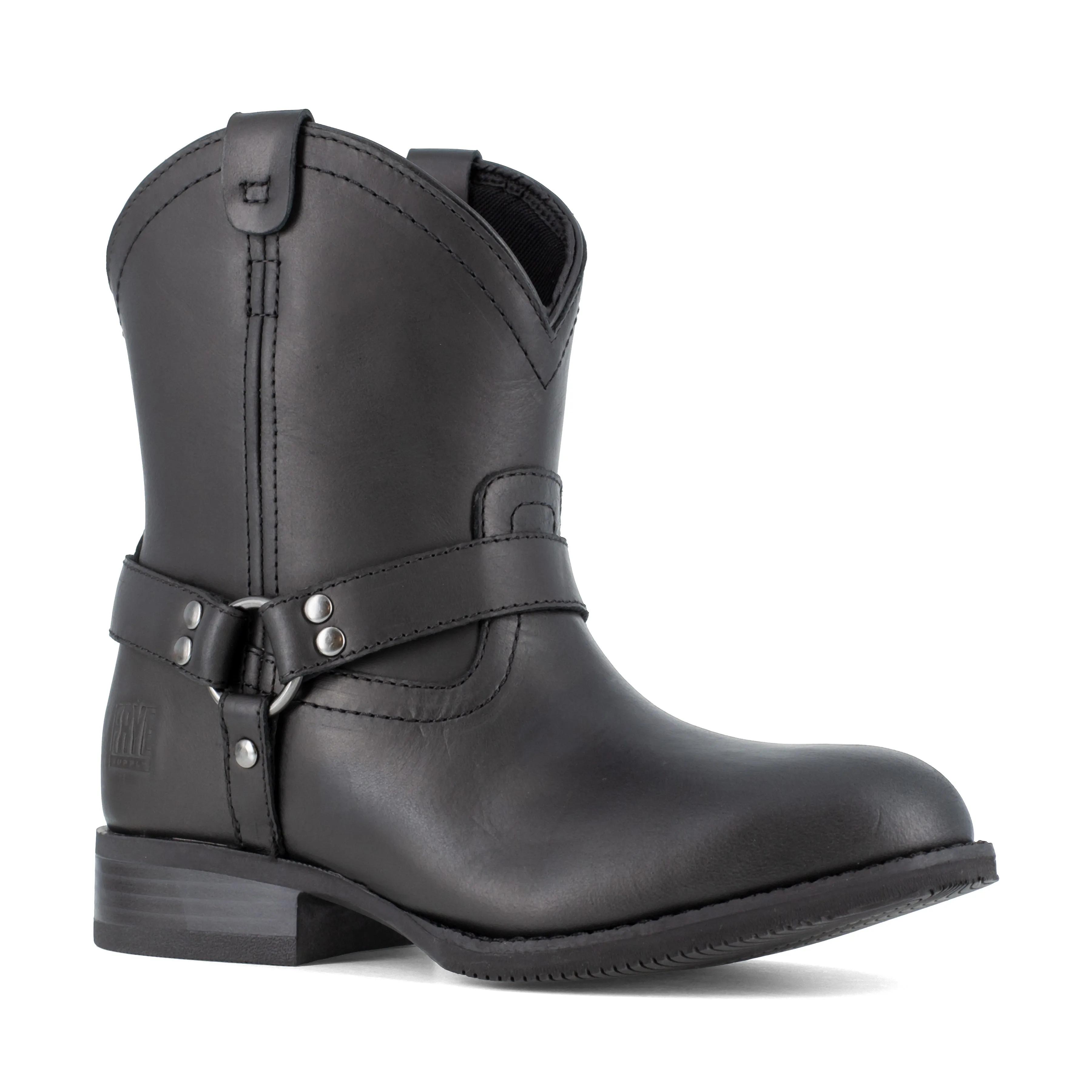 Frye Supply Women's Safety Crafted Steel Toe Harness Work Boot - Black - FR40601F
