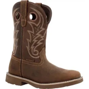Georgia Men's Core 37 11" Soft Toe WP Western Work Boot -Brown- GB00691