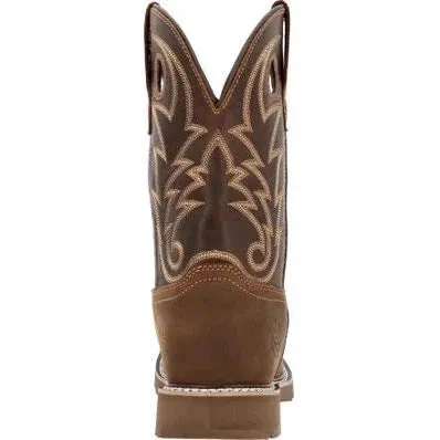 Georgia Men's Core 37 11" Soft Toe WP Western Work Boot -Brown- GB00691