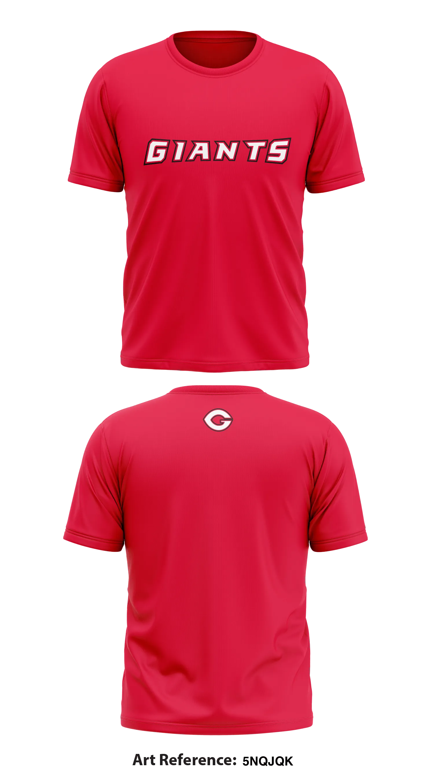 Germantown Giants Store 1 Core Men's SS Performance Tee - 5NQJQk