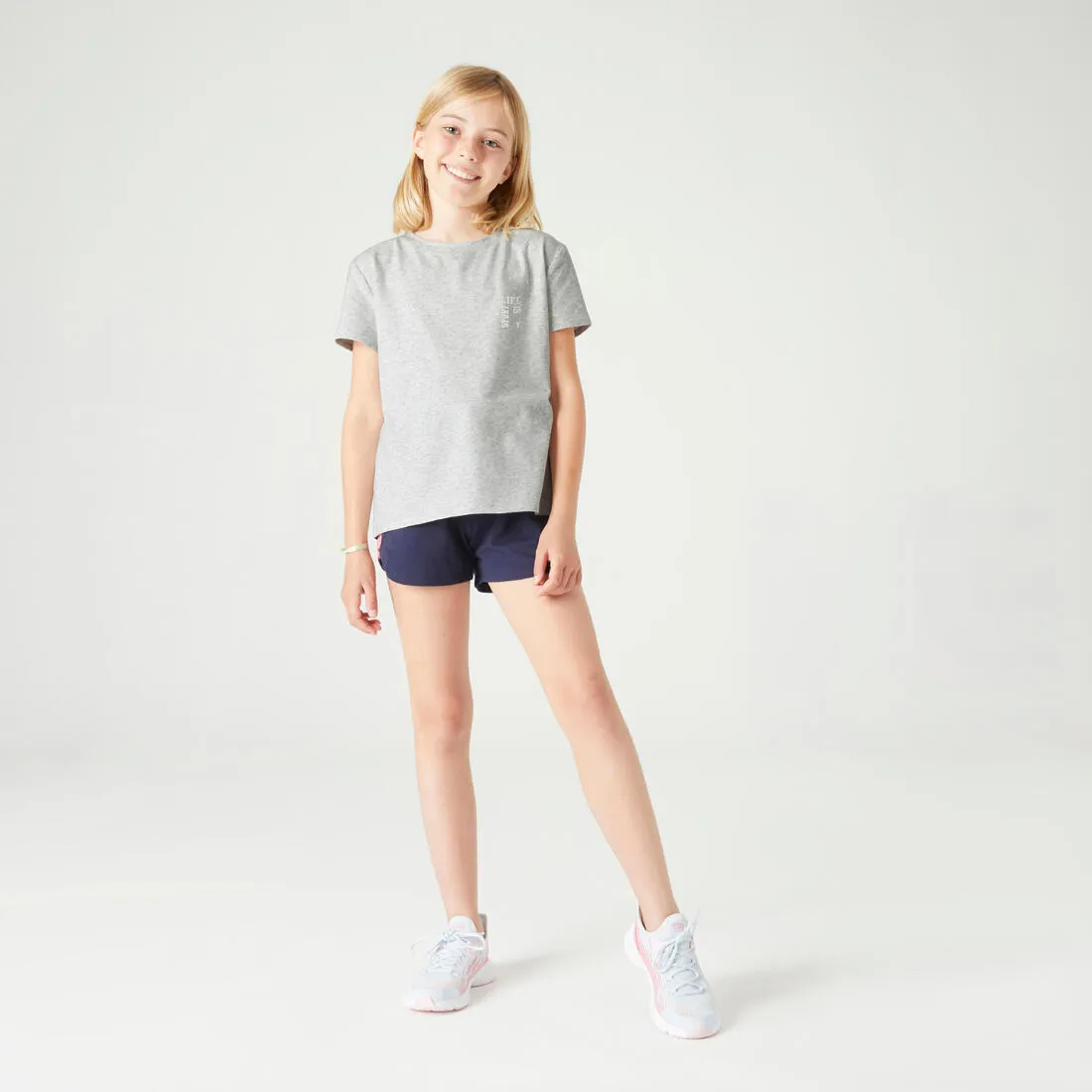 Girls' Cotton T-Shirt 500