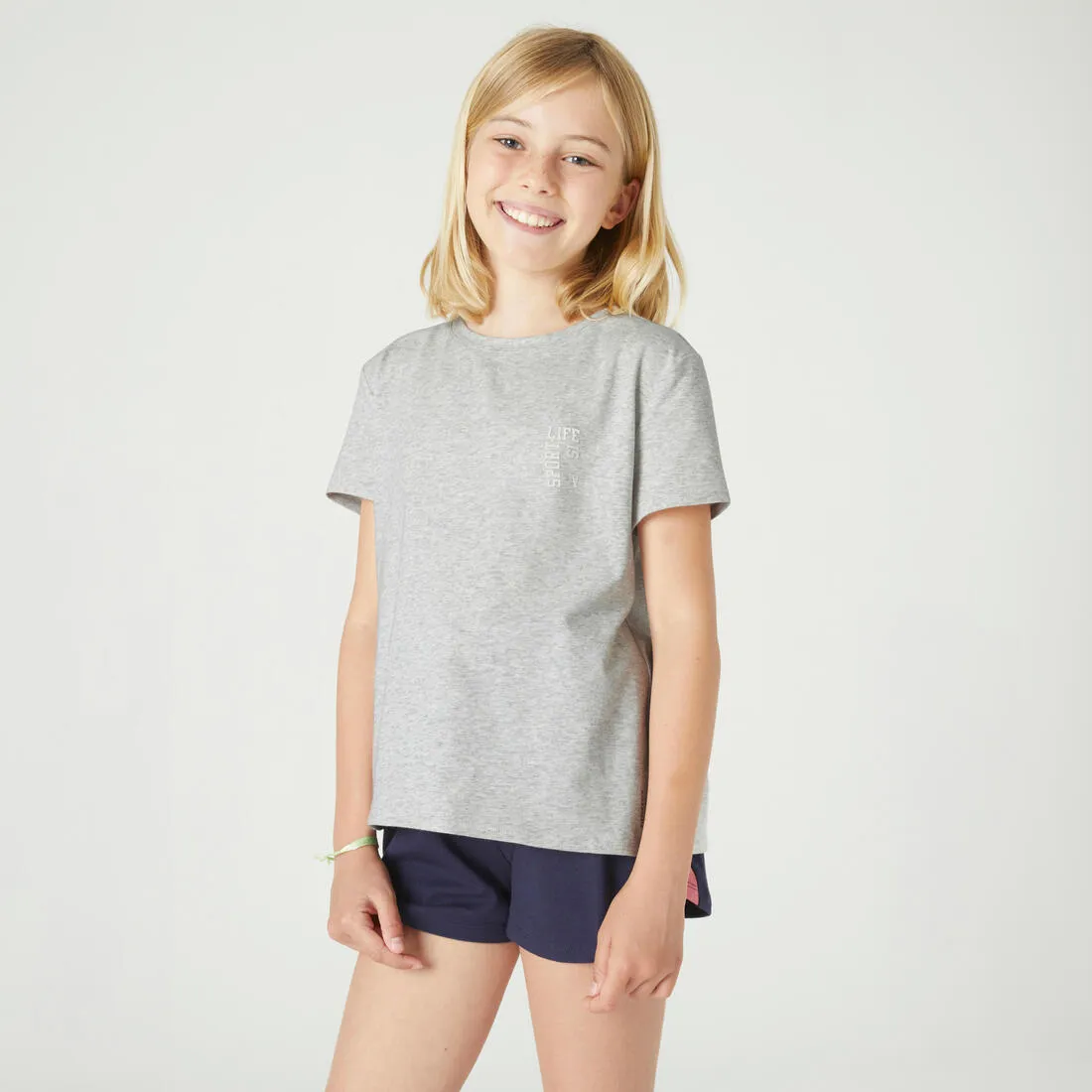 Girls' Cotton T-Shirt 500