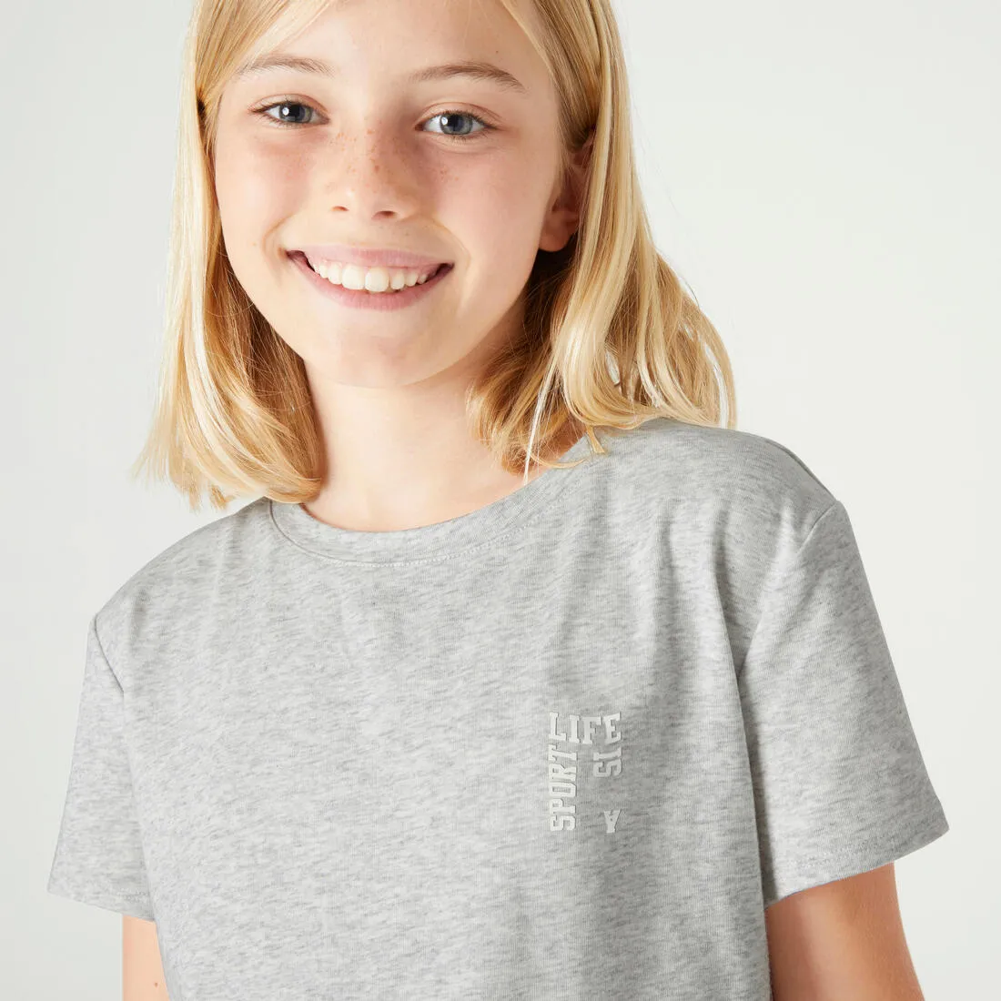 Girls' Cotton T-Shirt 500