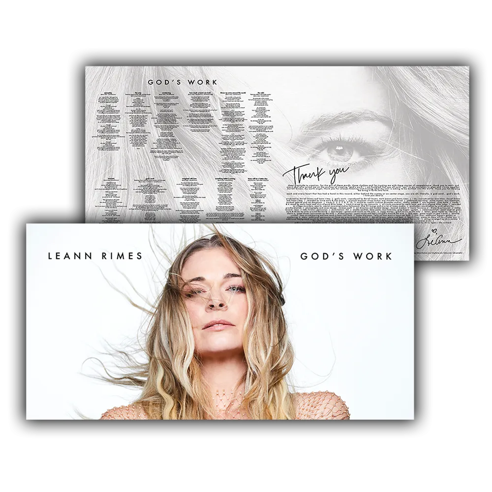 god's work vinyl - signed
