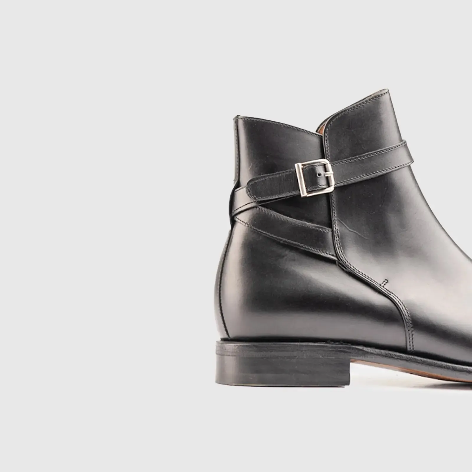 Goodyear Welt Buckle Strap Boot 490 Black