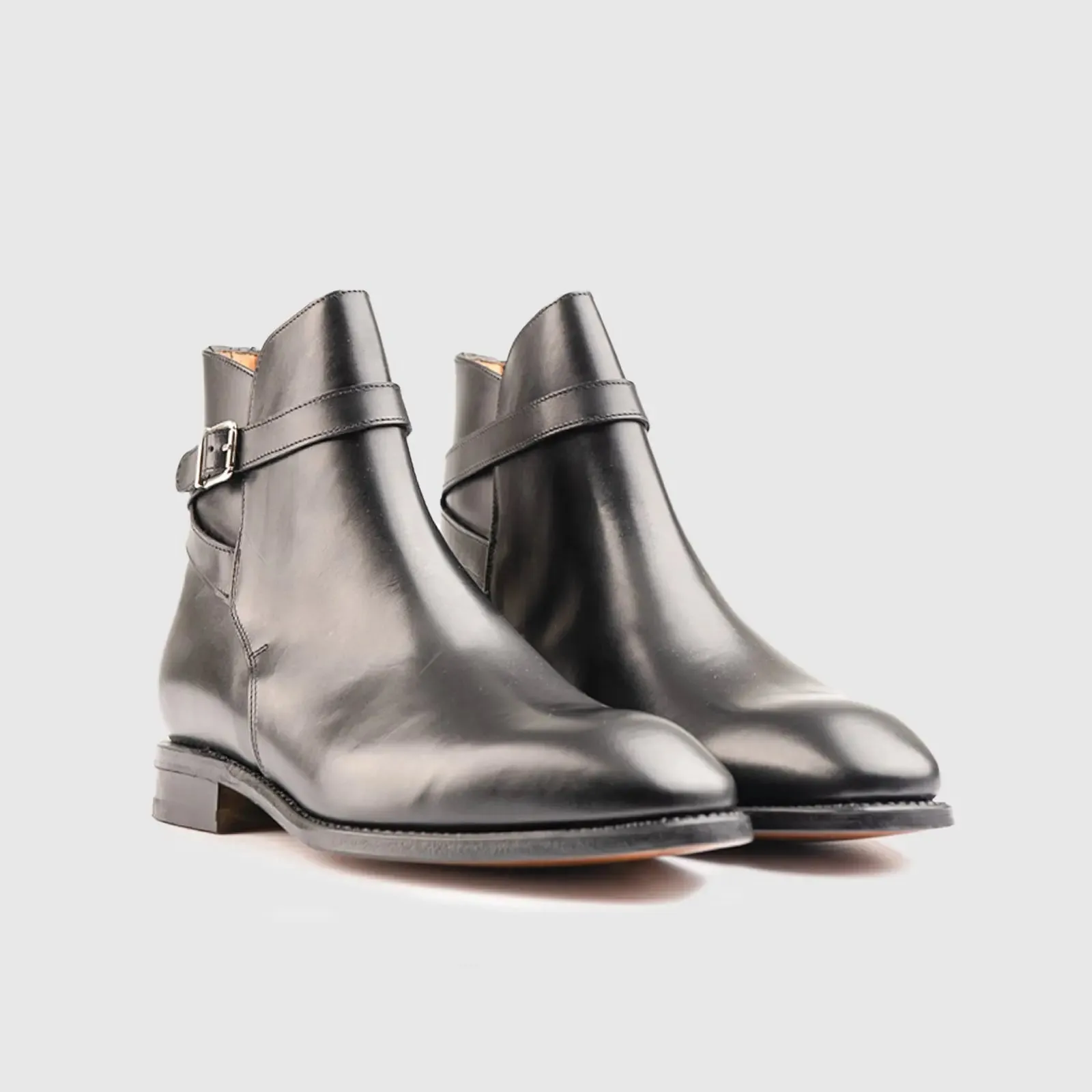 Goodyear Welt Buckle Strap Boot 490 Black