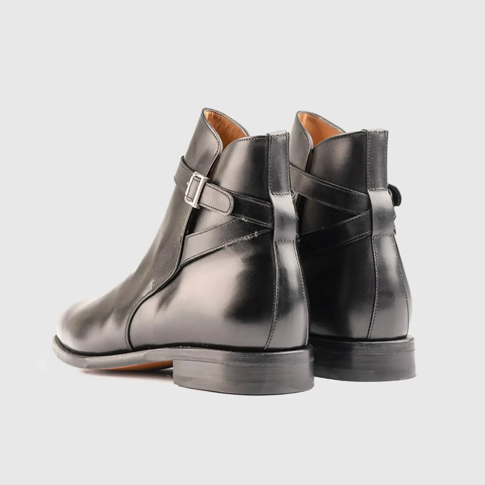 Goodyear Welt Buckle Strap Boot 490 Black