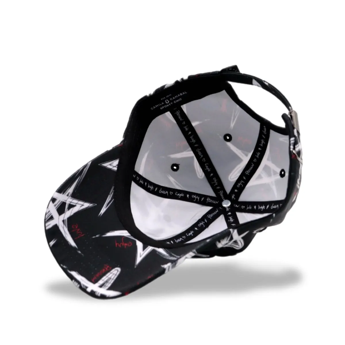 Gorra Clásica | Negro Estrellas Blancas