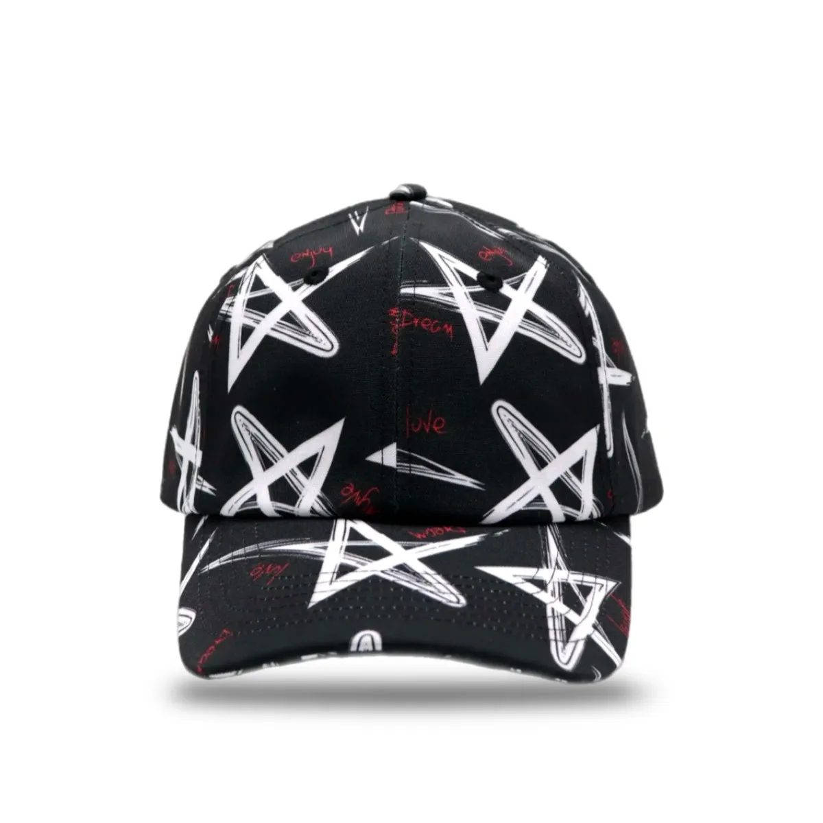 Gorra Clásica | Negro Estrellas Blancas