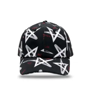 Gorra Clásica | Negro Estrellas Blancas