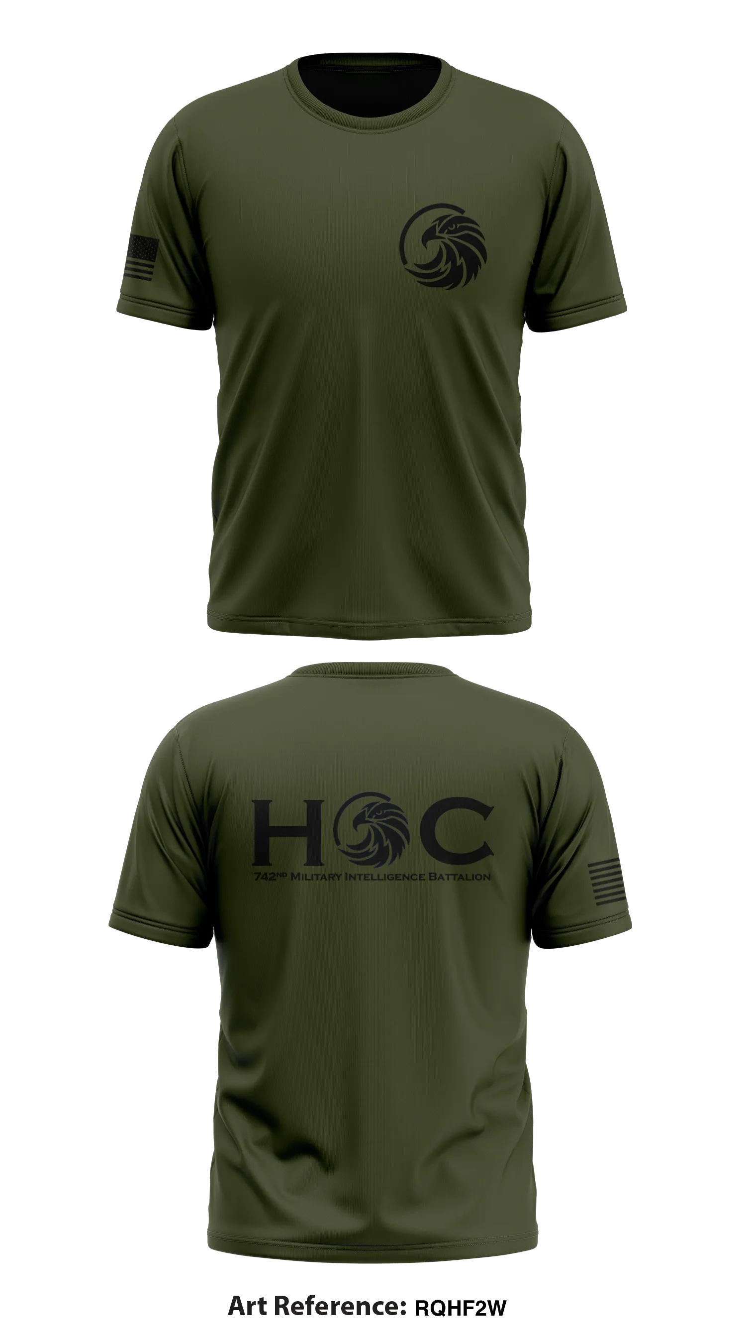 HOC, 742nd MI BN Store 1 Core Men's SS Performance Tee - rQhf2w