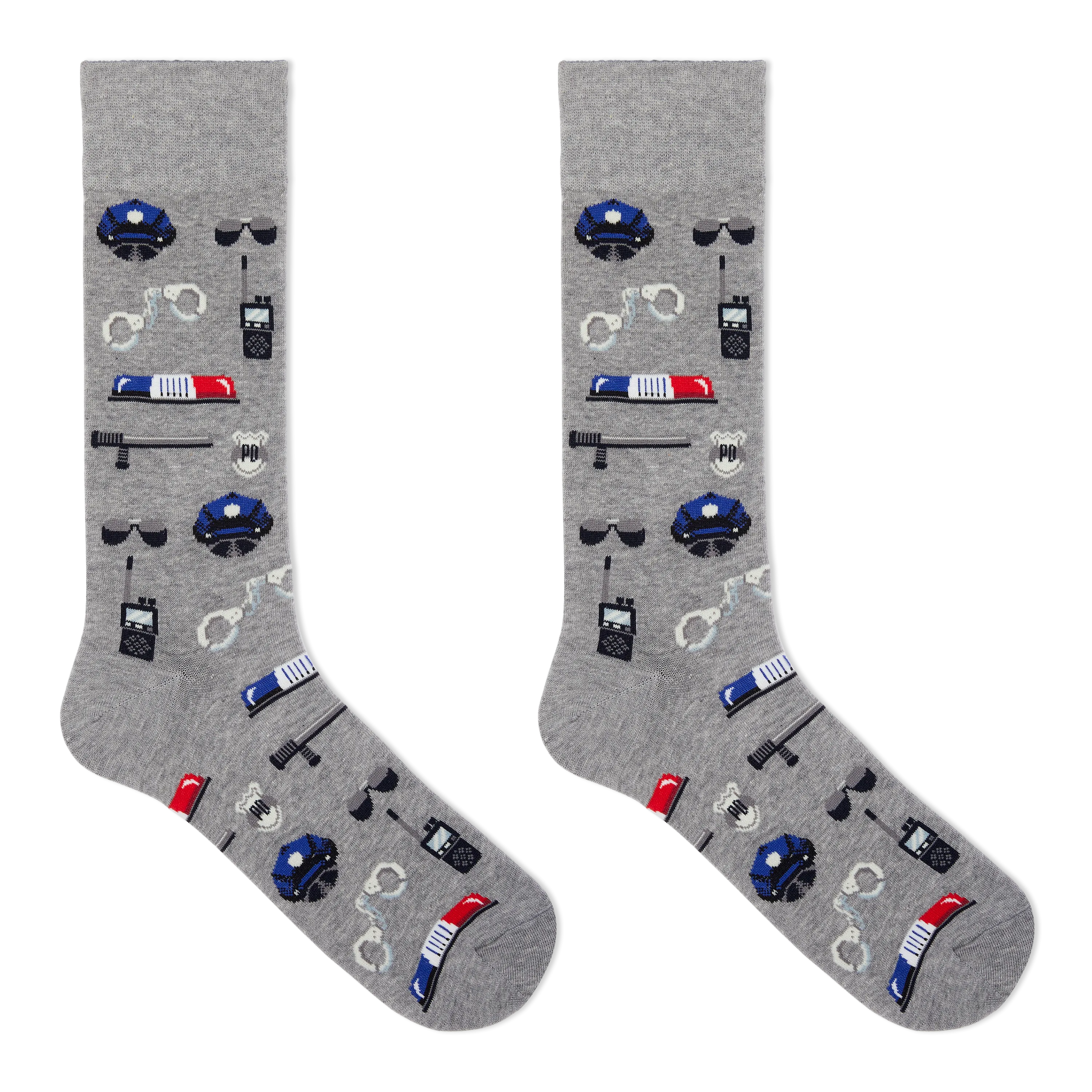 HOTSOX Men's Police Crew Socks