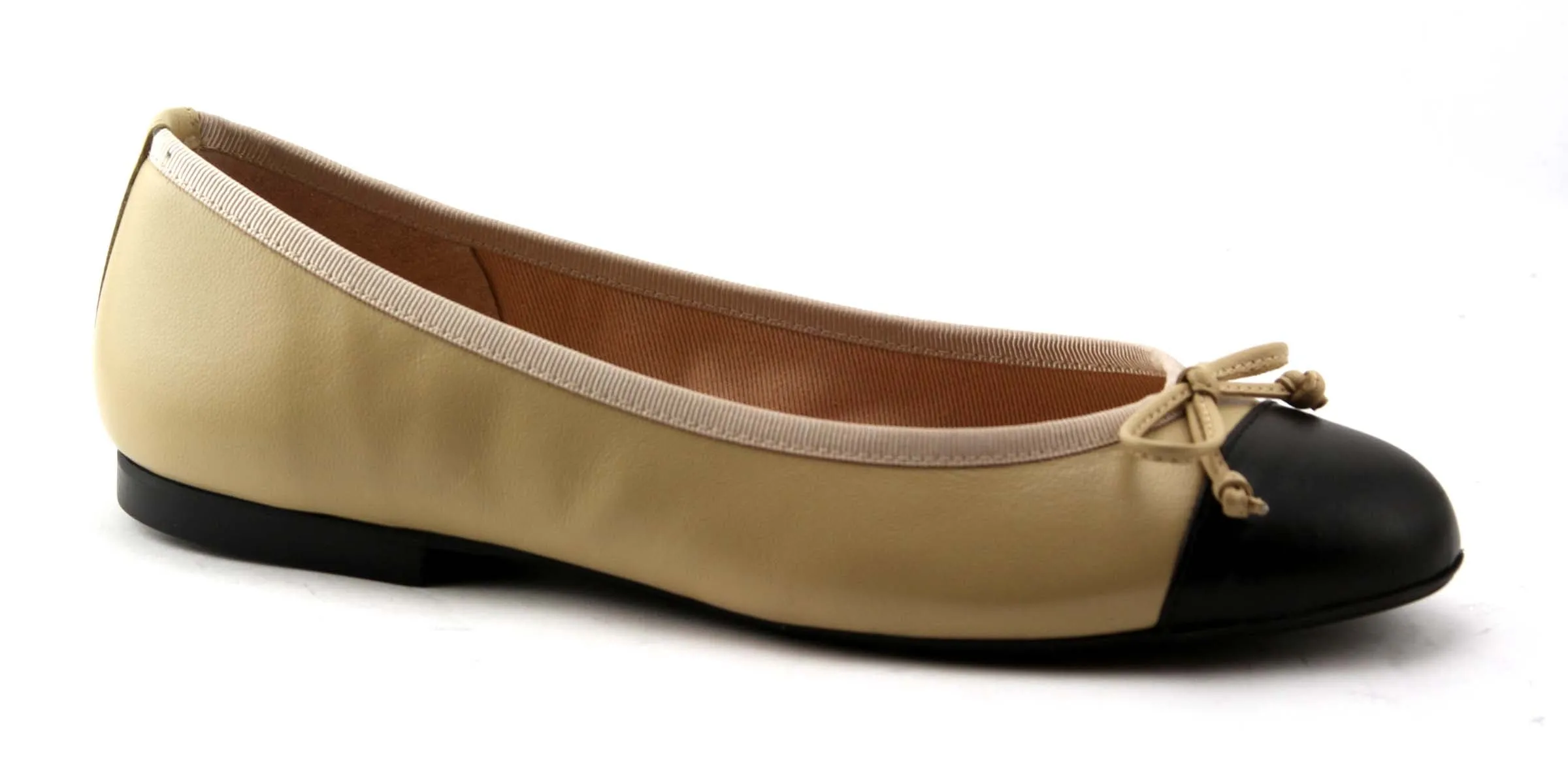 Index - Beige Black Leather