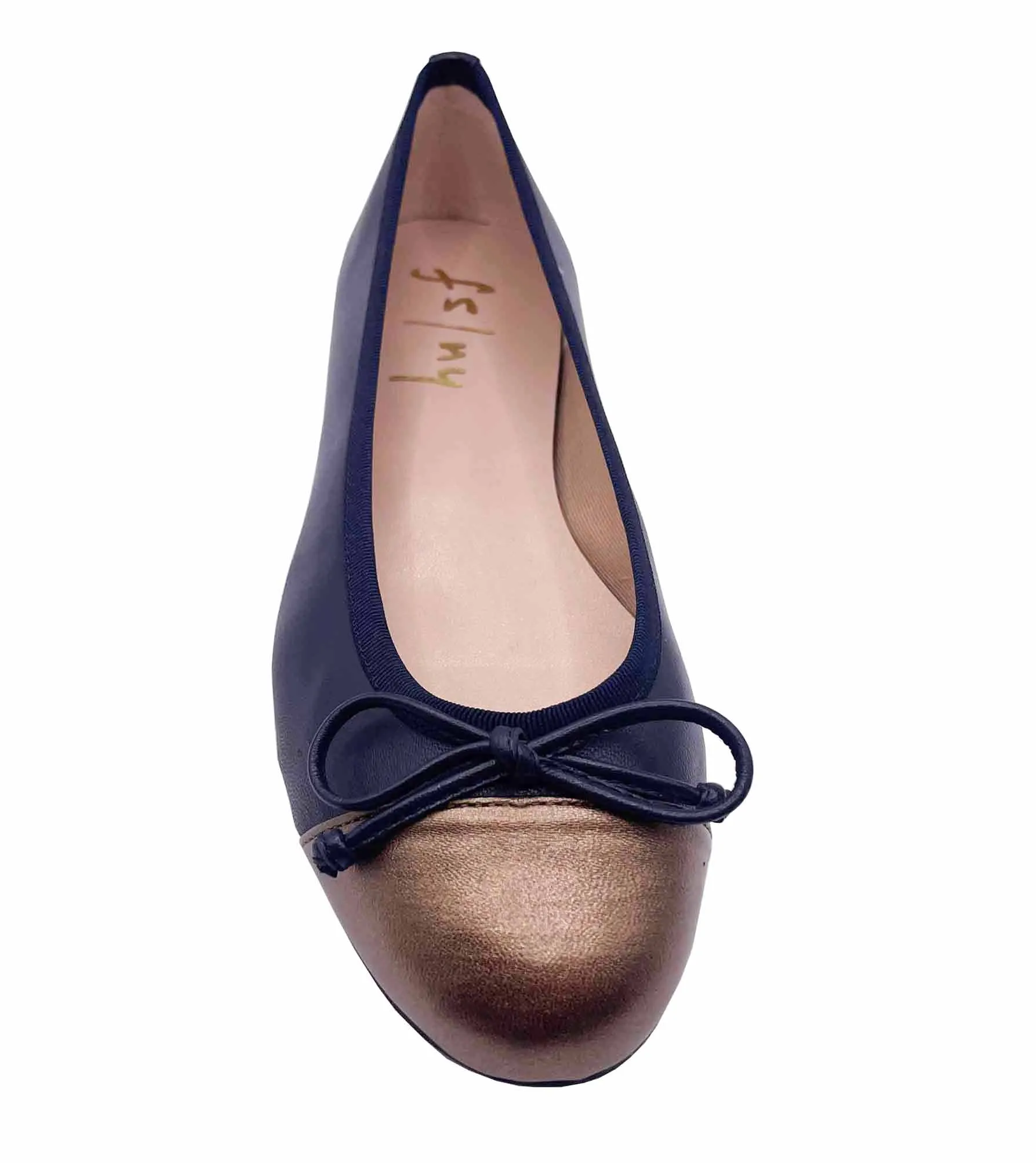 Index - Navy Bronze Leather