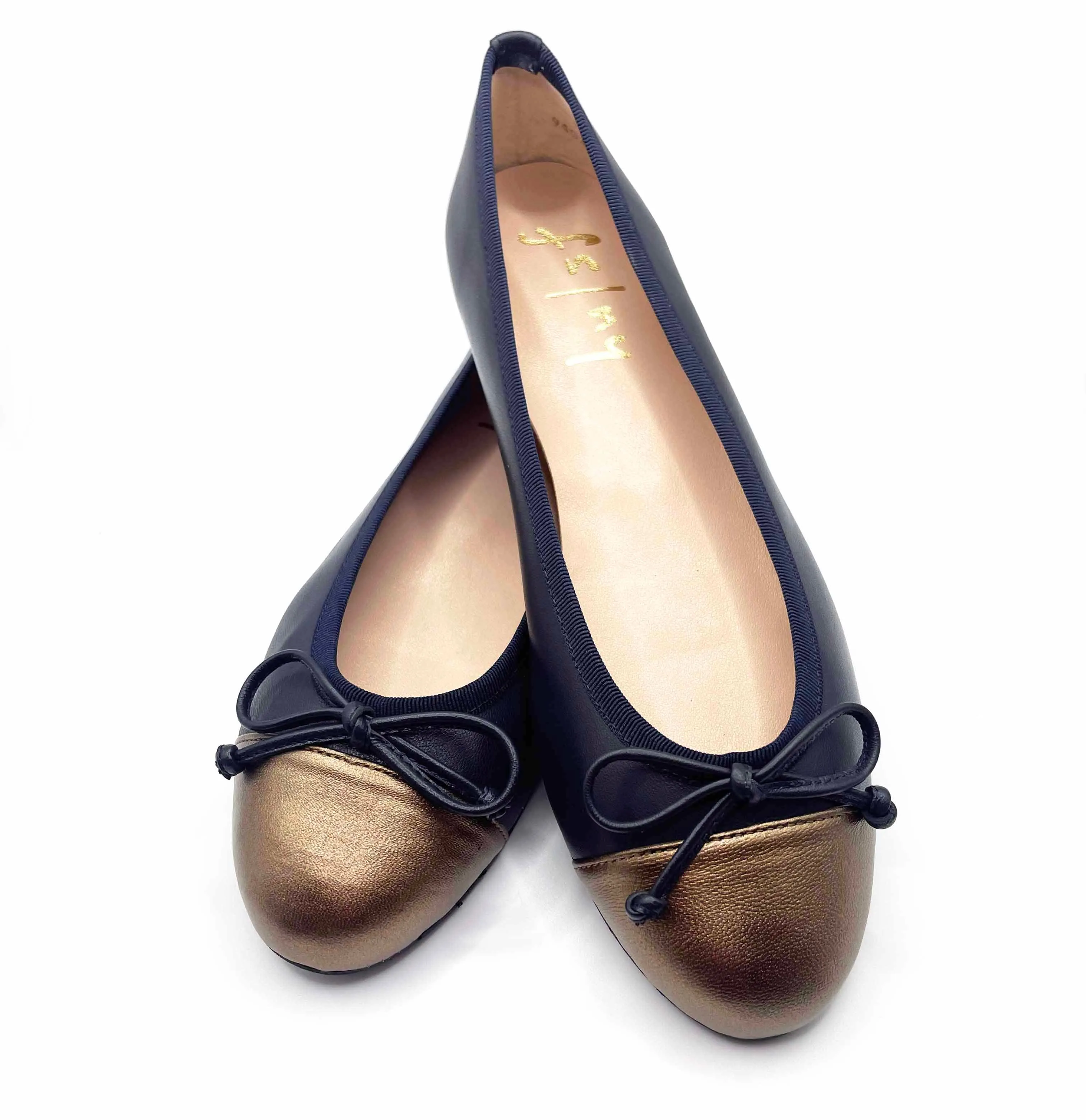 Index - Navy Bronze Leather