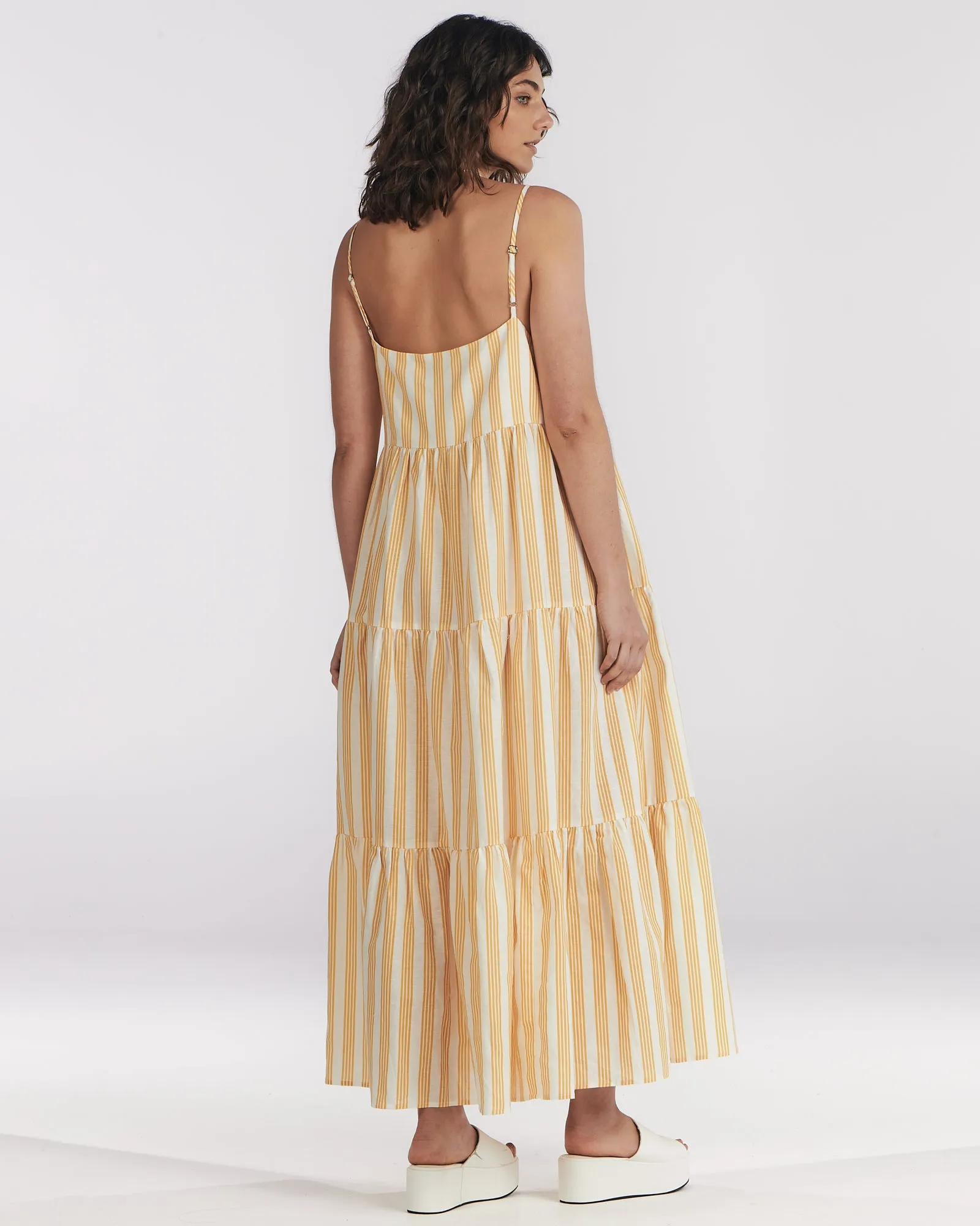 Isabelle Maxi Dress Sunset Stripe