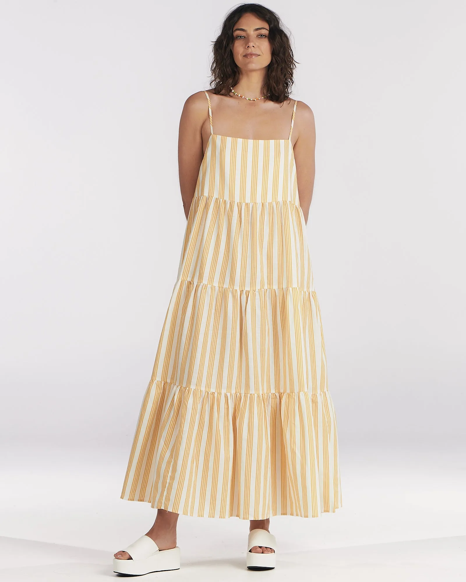 Isabelle Maxi Dress Sunset Stripe
