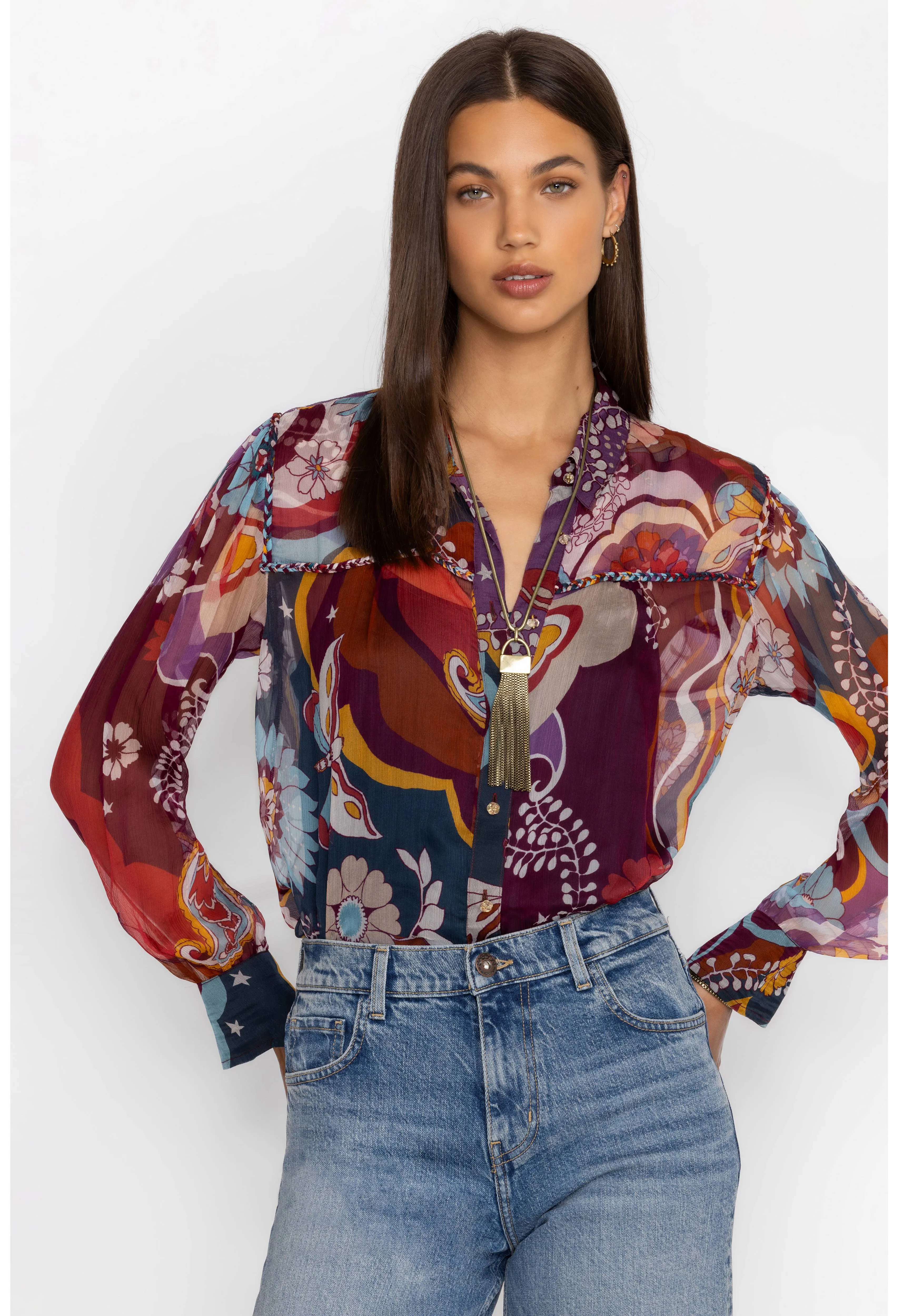 Johnny Was Katerina Braided Blouse