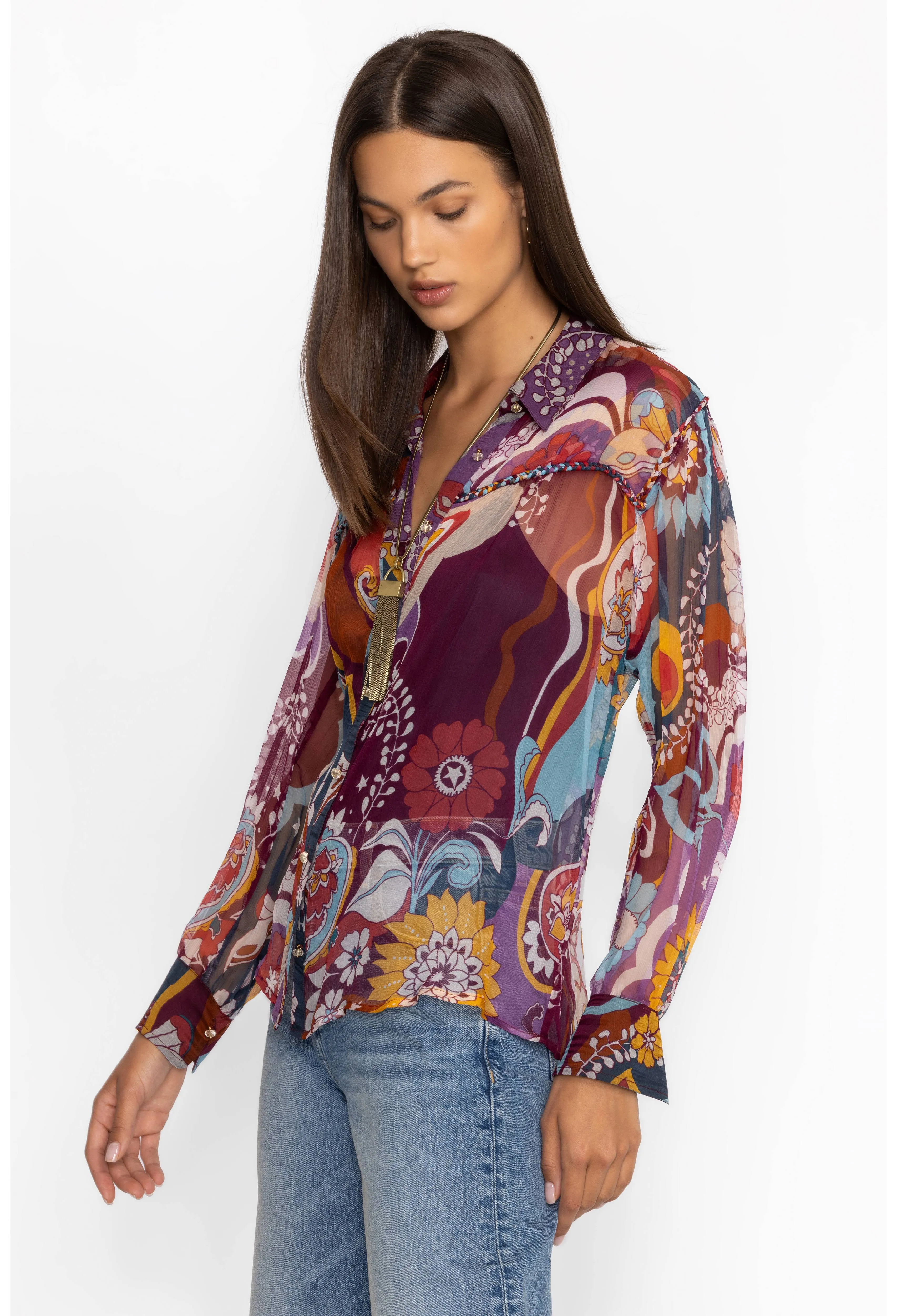 Johnny Was Katerina Braided Blouse