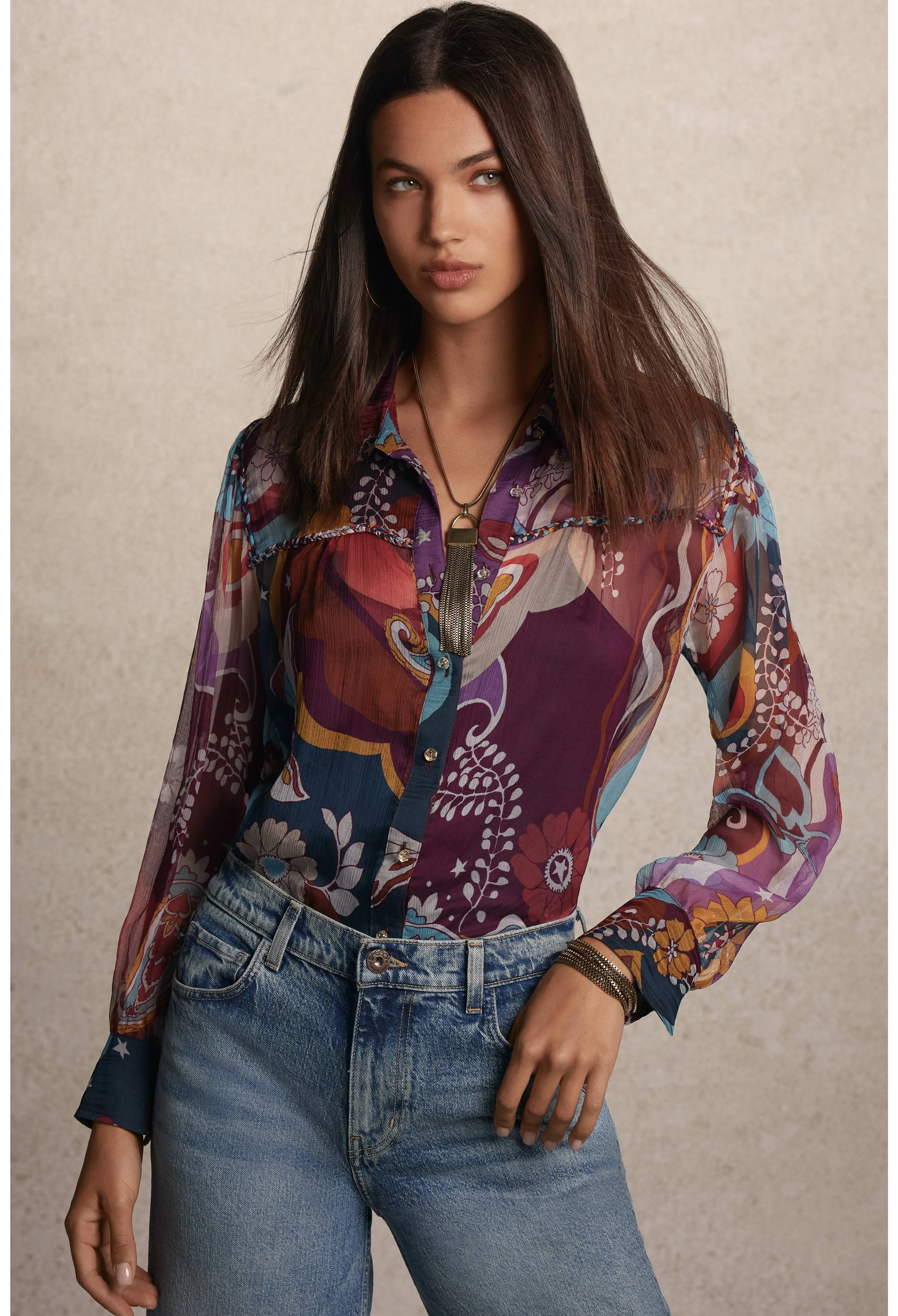 Johnny Was Katerina Braided Blouse