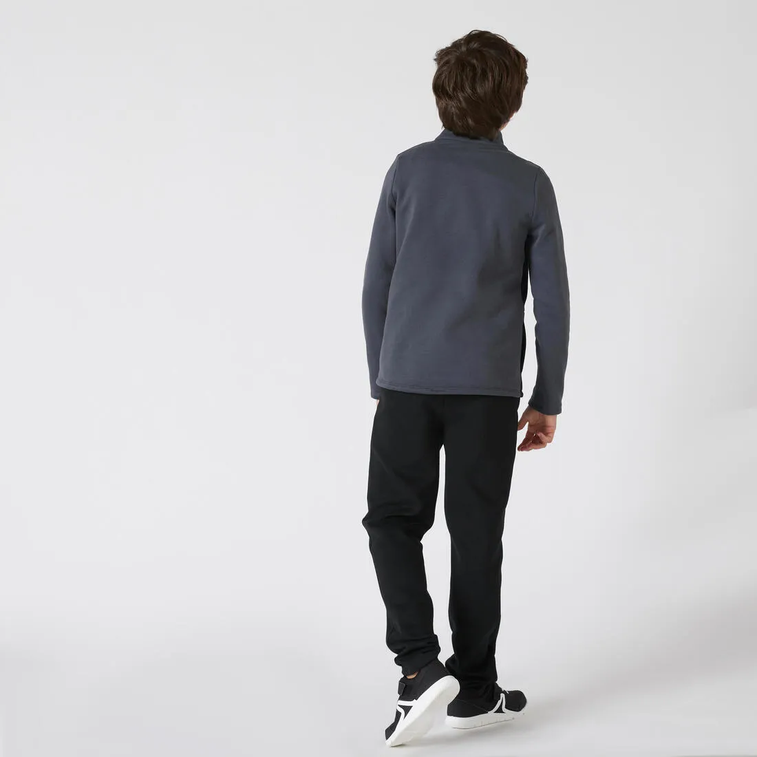 Kids' Warm Zip-Up Tracksuit Warmy - Blue