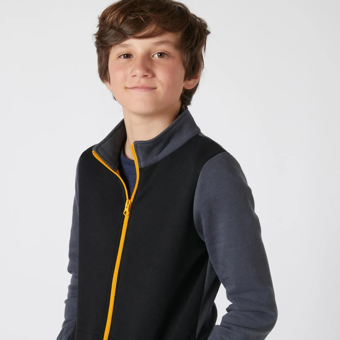 Kids' Warm Zip-Up Tracksuit Warmy - Blue