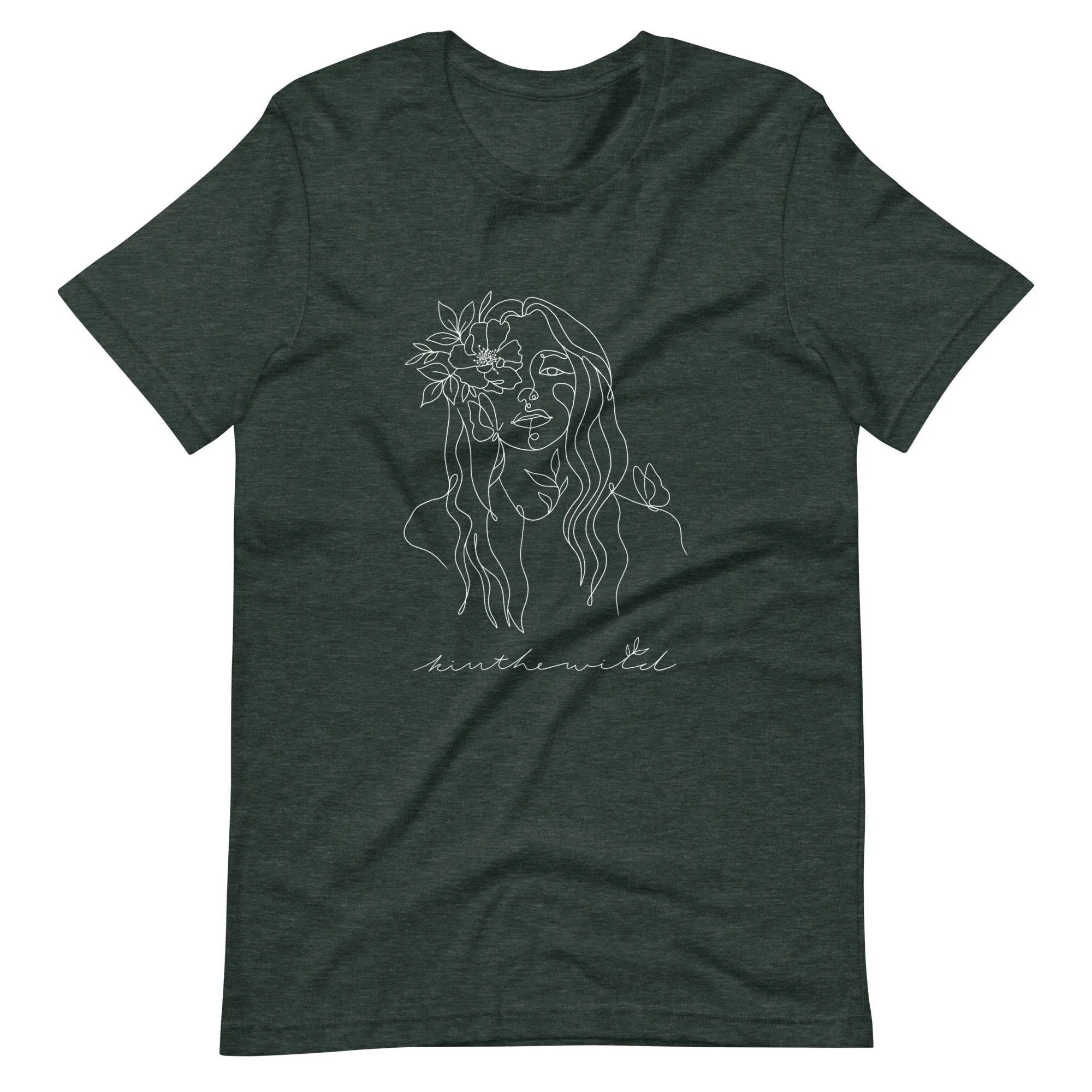 kiss the wild dark t-shirt