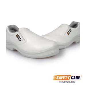 KPR O-807 WHITE LOW CUT SLIP ON SAFETY FOOTWEAR