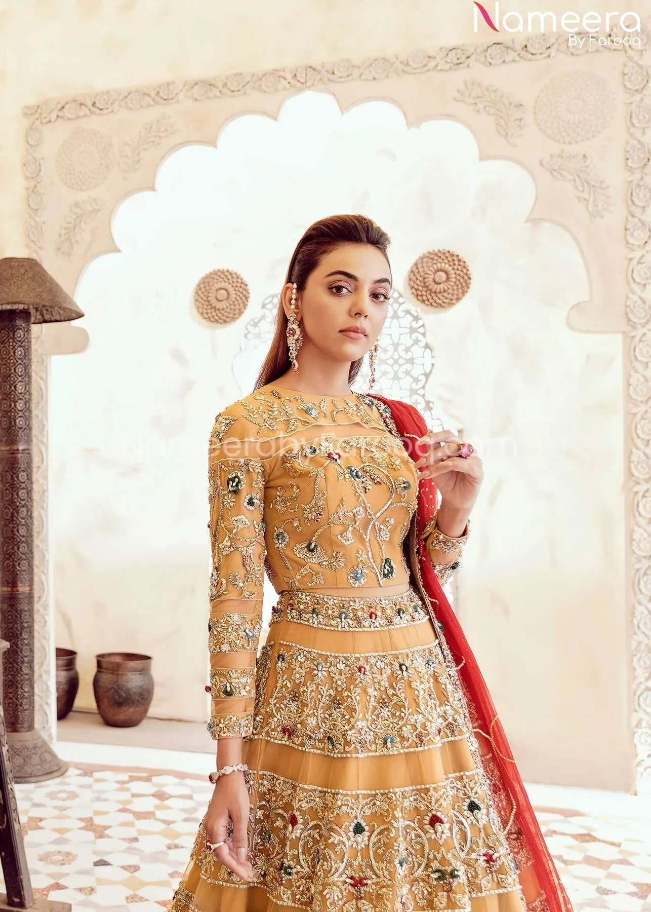 Latest Pakistani Wedding Formal Wear Dress Online #WN06