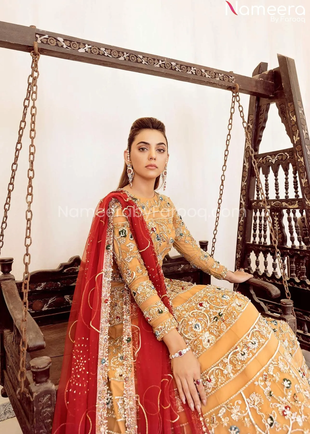 Latest Pakistani Wedding Formal Wear Dress Online #WN06