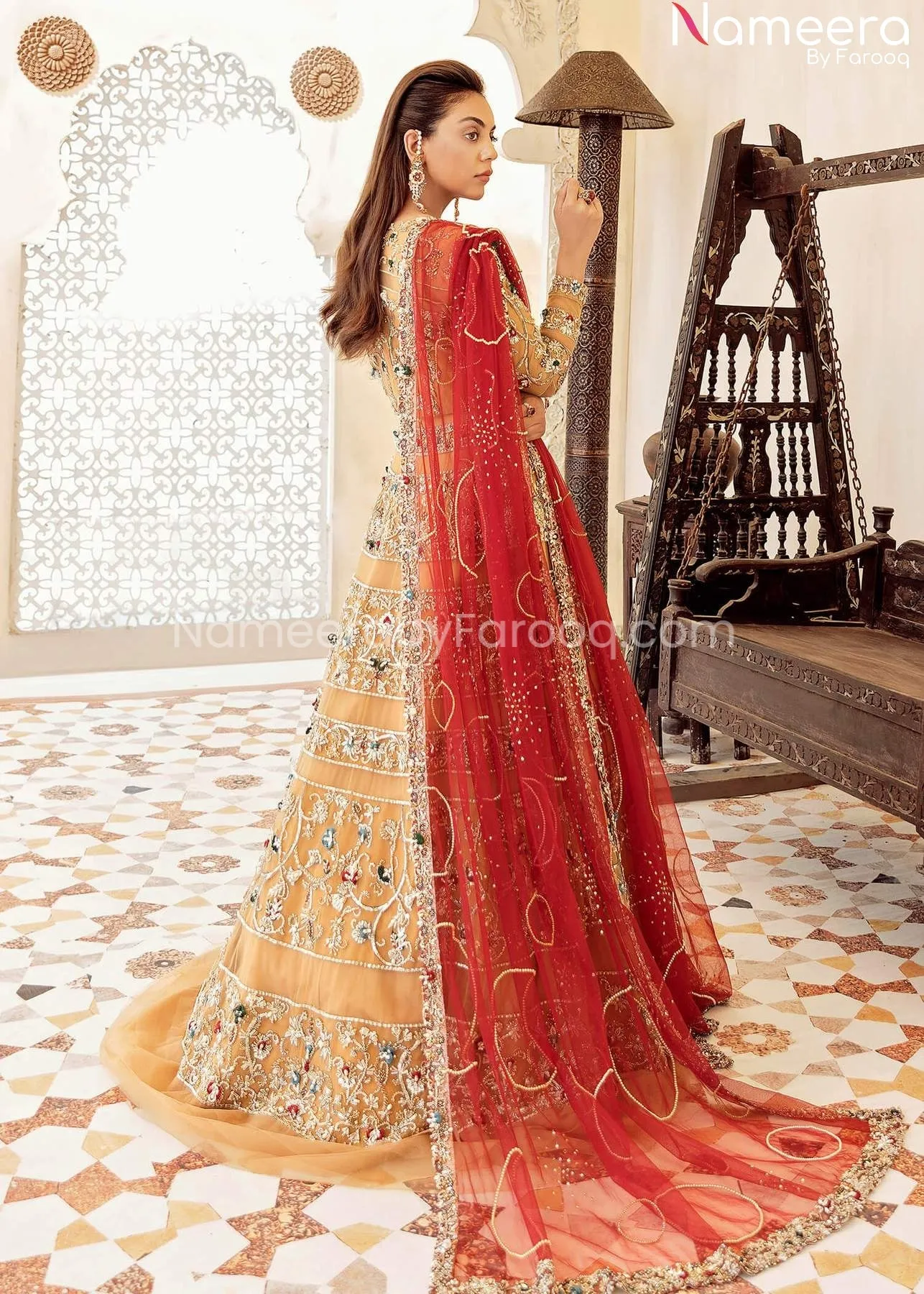 Latest Pakistani Wedding Formal Wear Dress Online #WN06