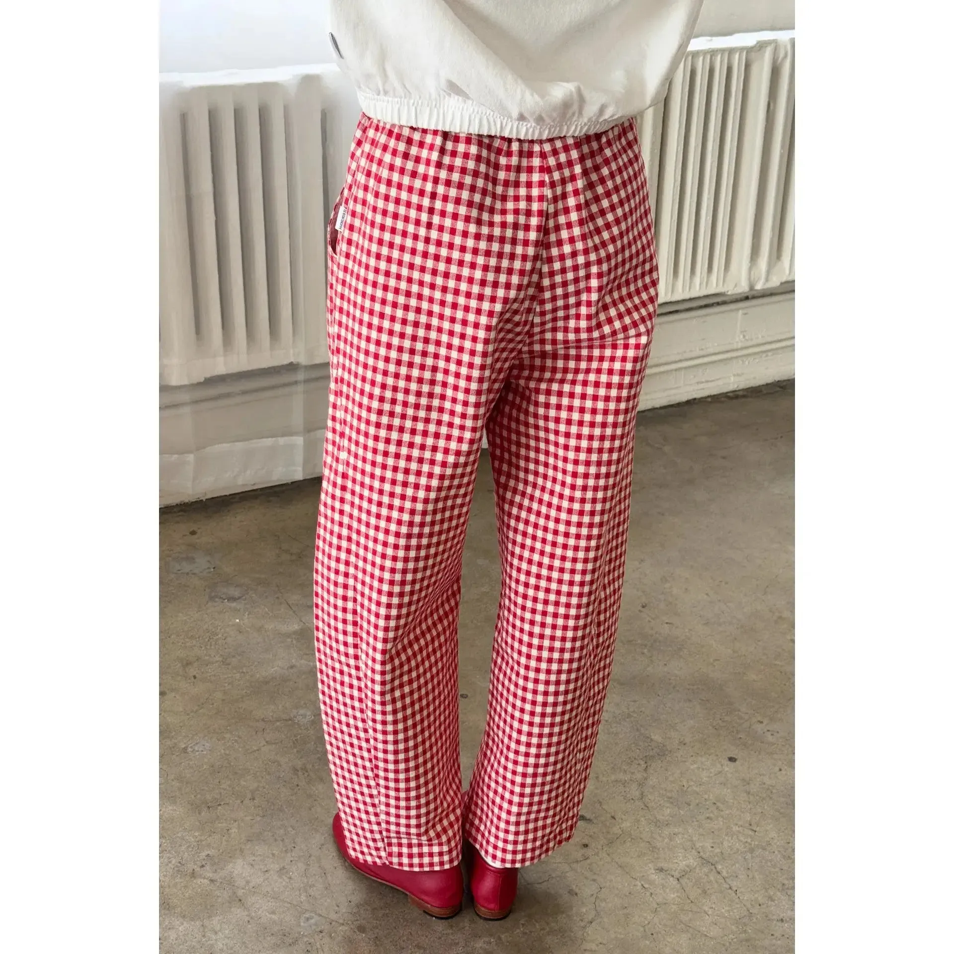 Le Bon Shoppe - Arc pants - Red gingham