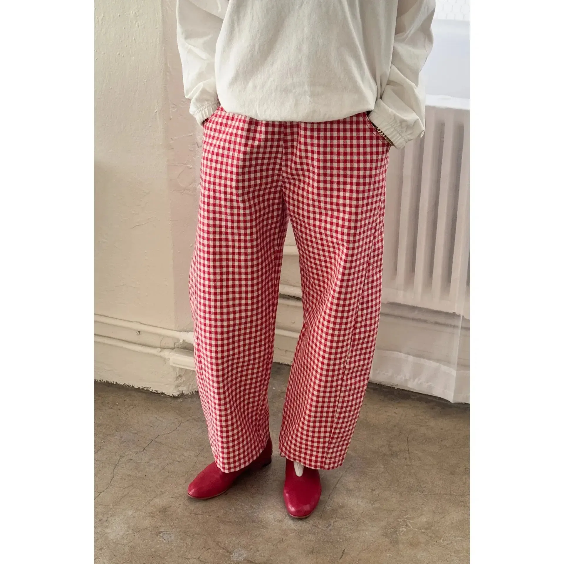 Le Bon Shoppe - Arc pants - Red gingham