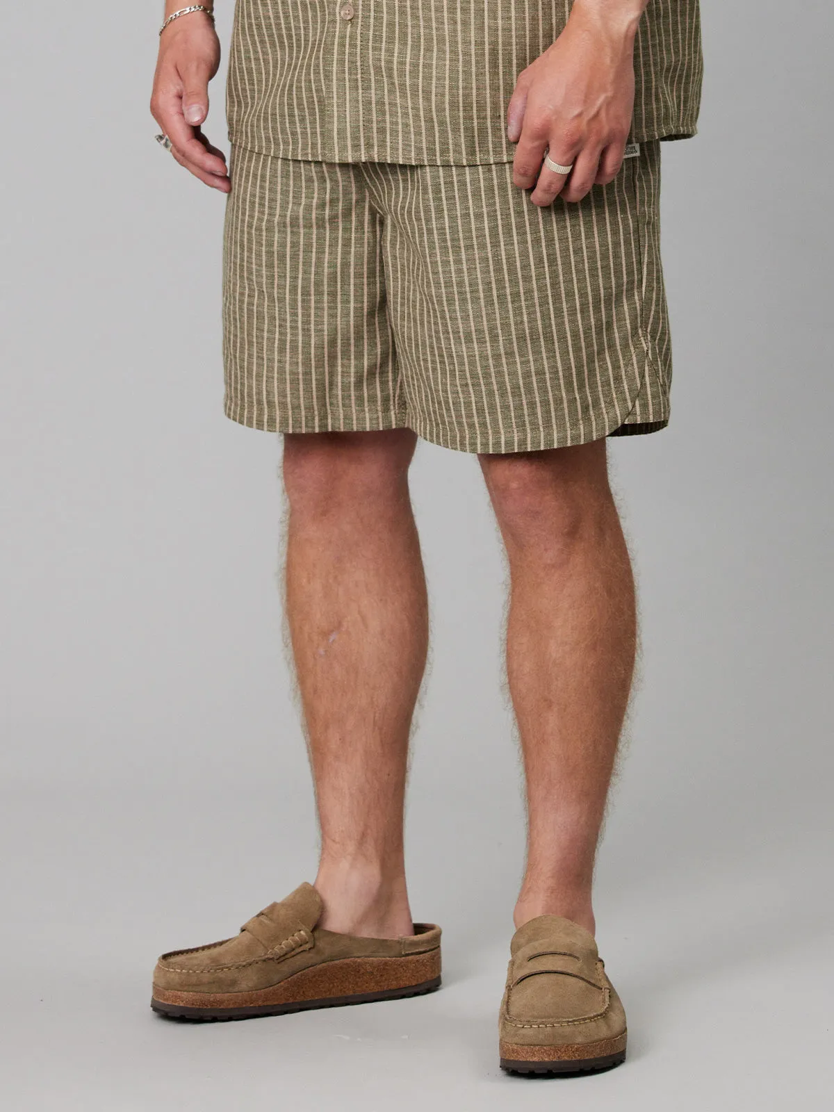 LONGITUDE SHORT - LICHEN STRIPE