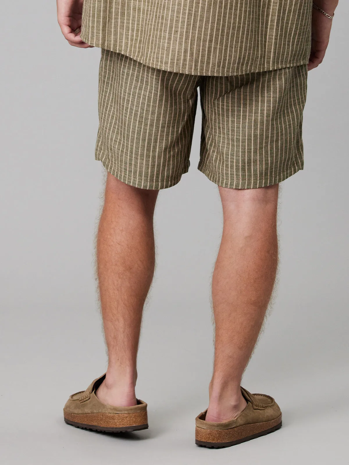 LONGITUDE SHORT - LICHEN STRIPE