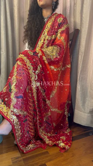 Marwadi Red Wedding Chunri